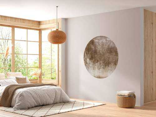 Mur brun vieilli