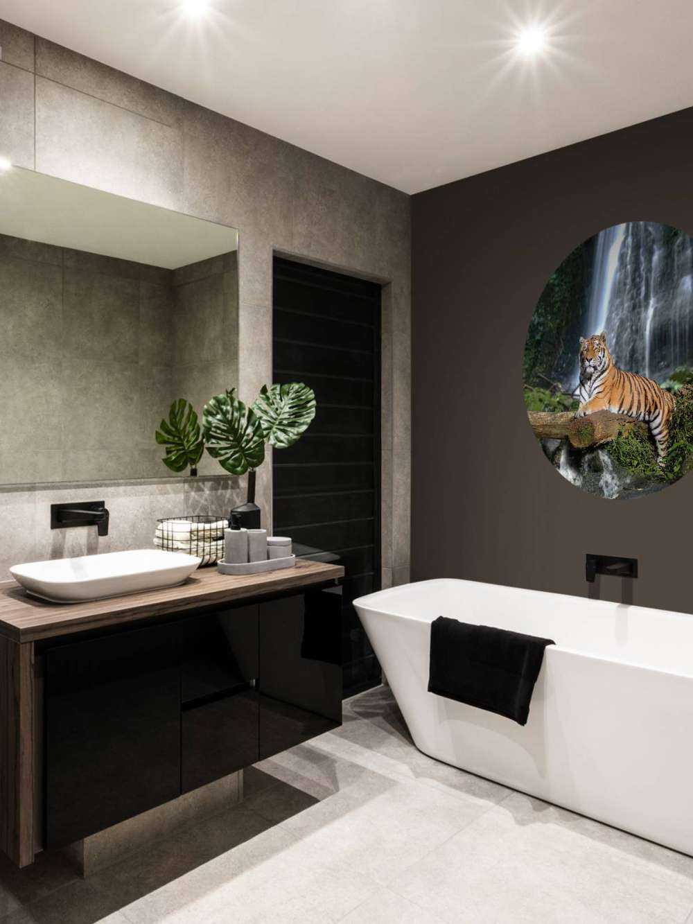 Tigre dans la jungle
