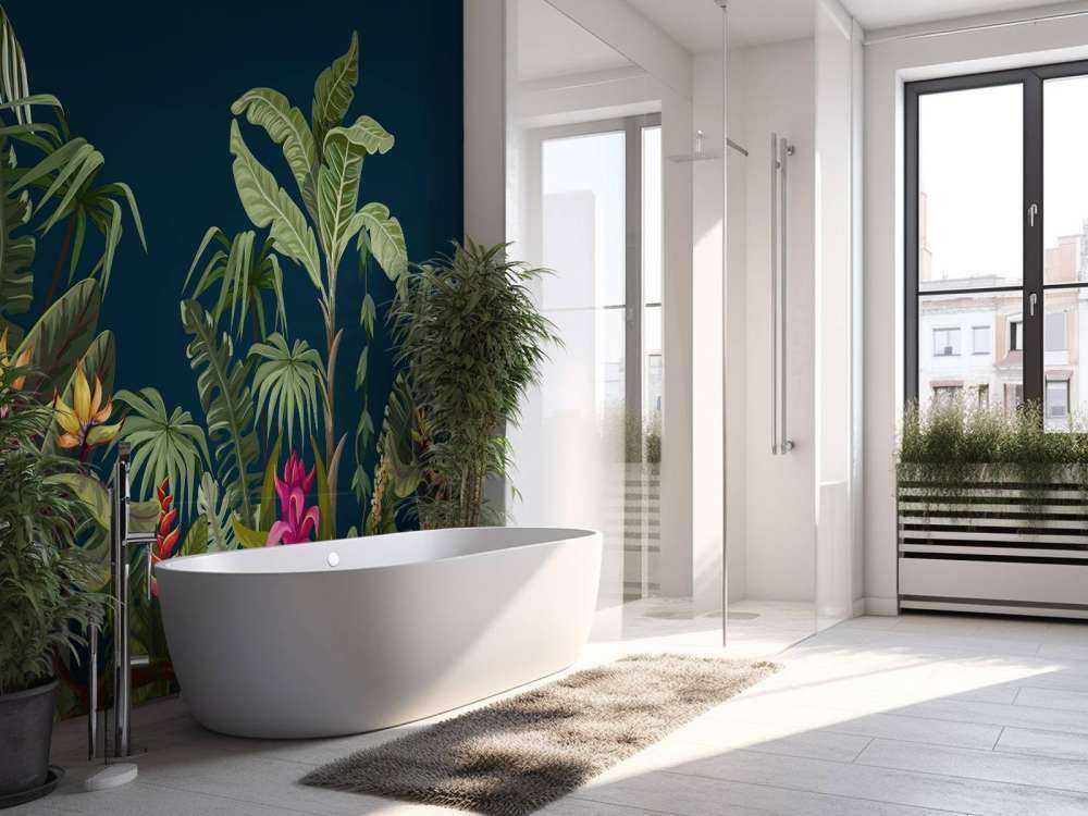 Fleurs et arbres de la jungle