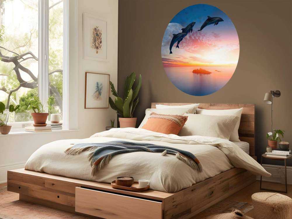 Les dauphins en pleine nuit