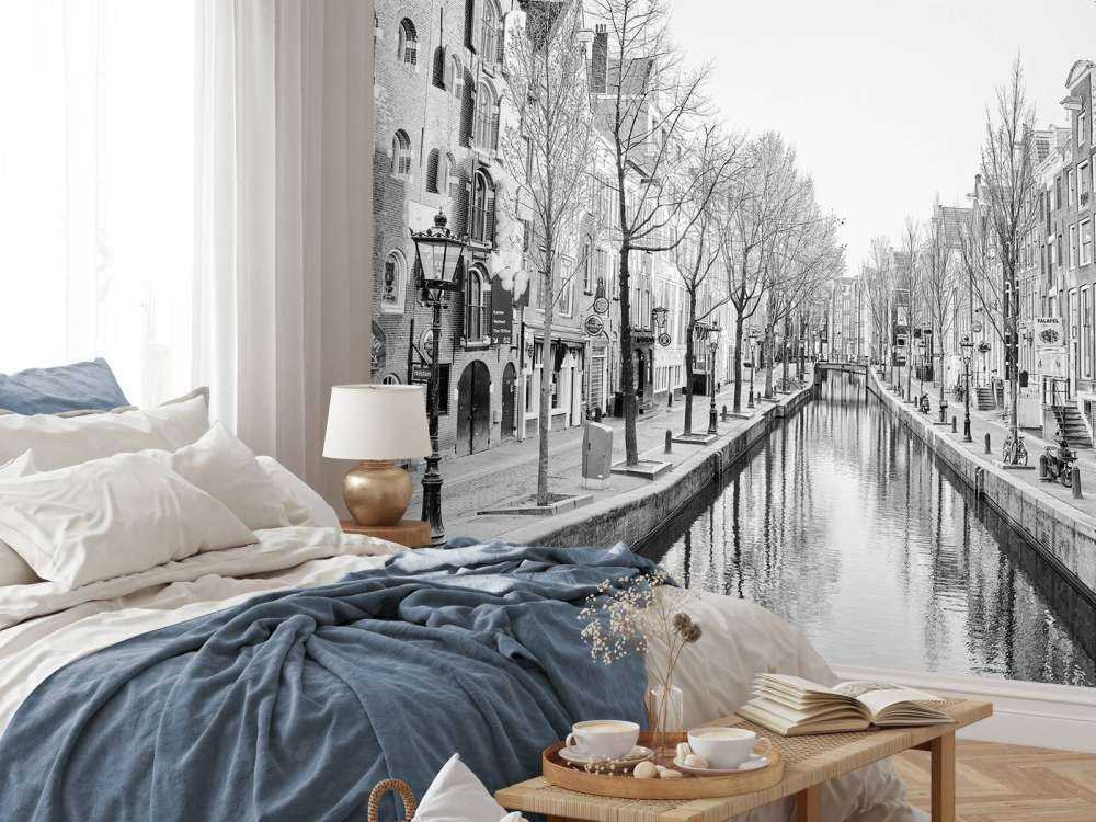 Amsterdam en noir et blanc