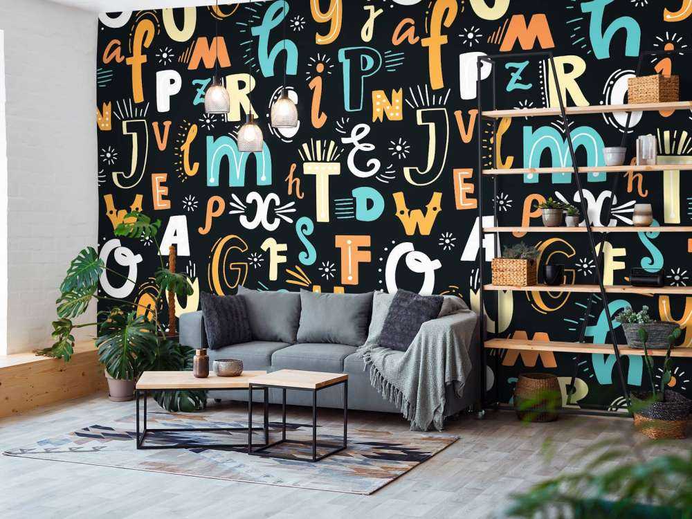 Lettres de couleur