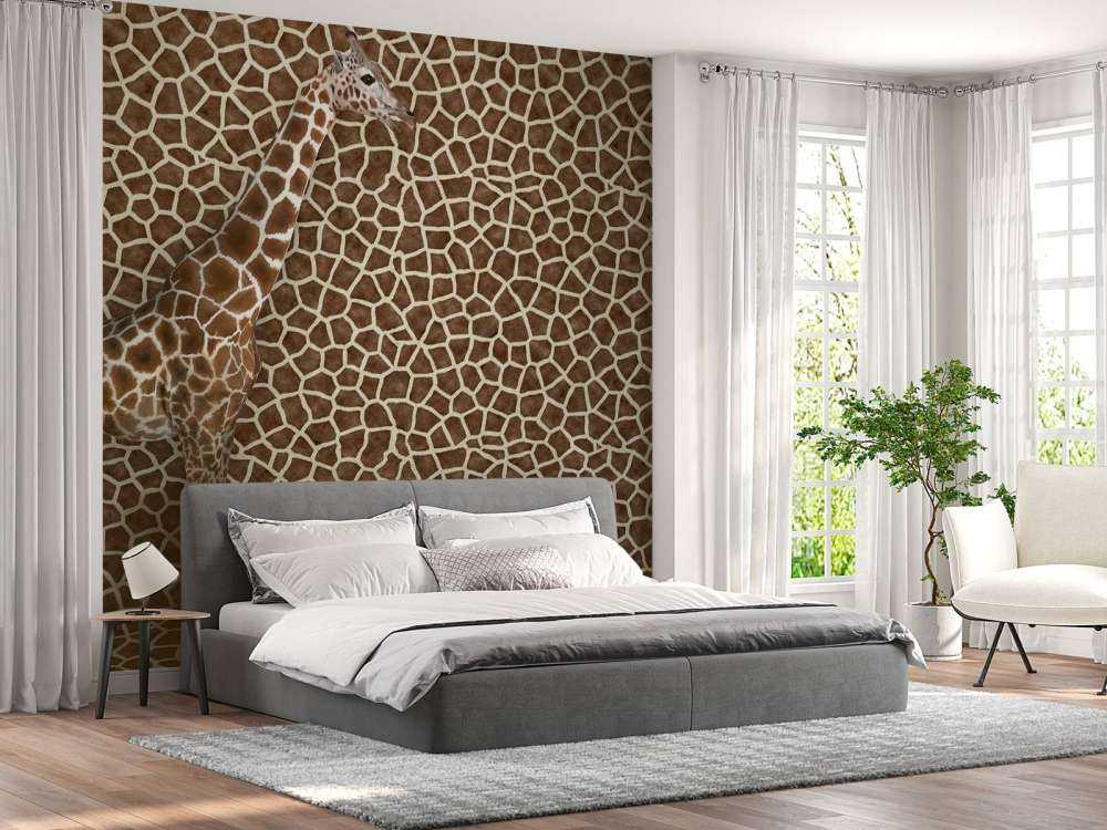 Girafe camouflée