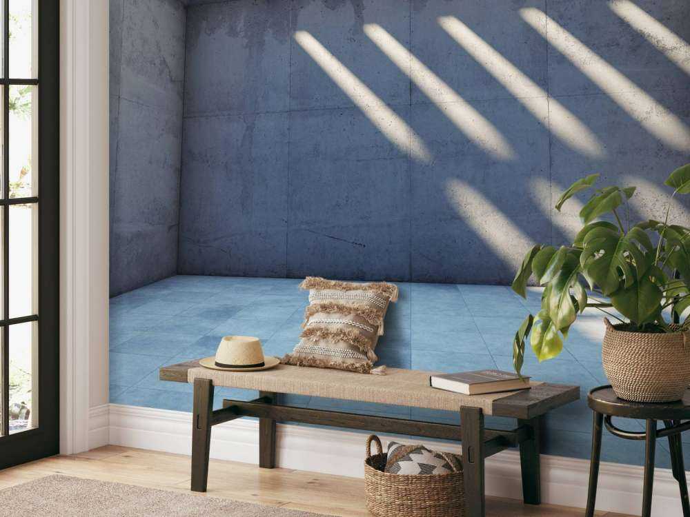Espace vide avec toit ouvert