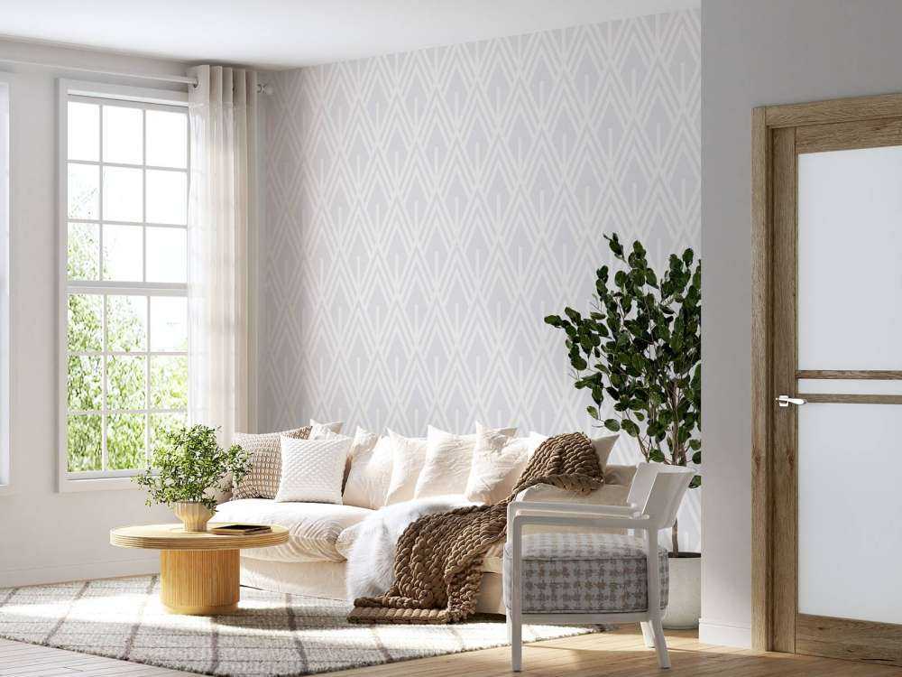 Art déco vintage gris