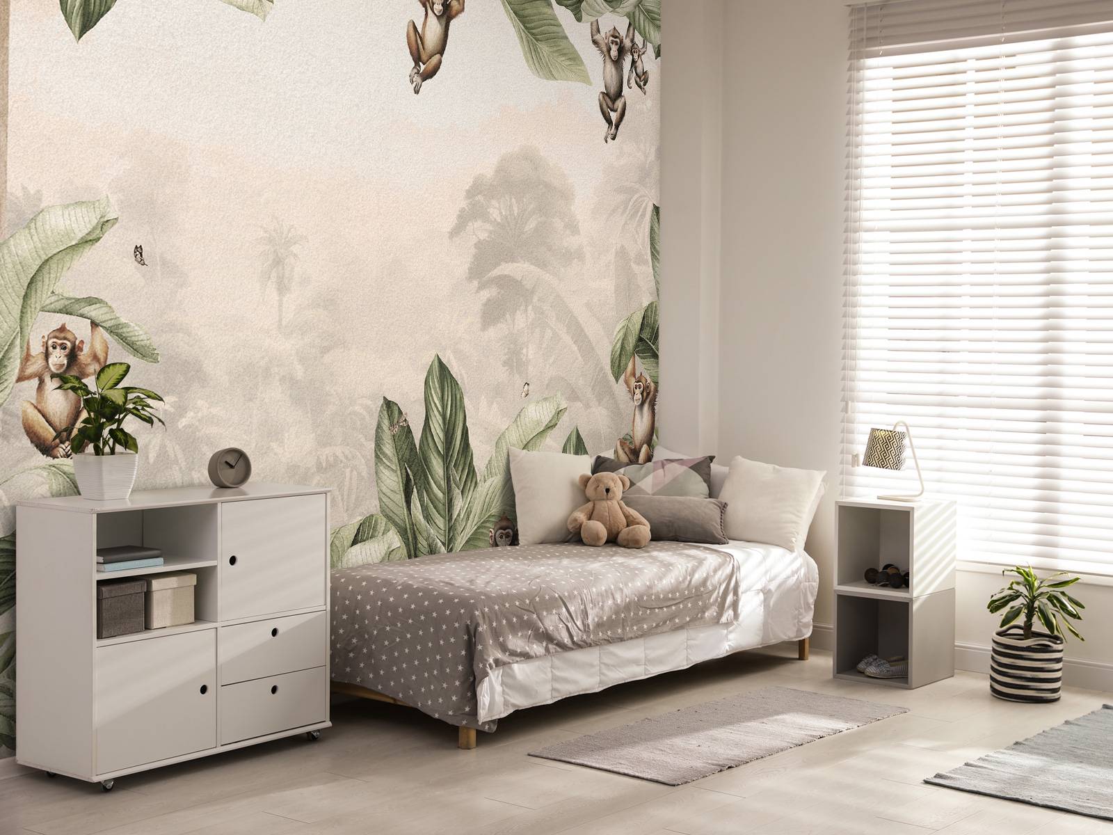 Paysage de singes
