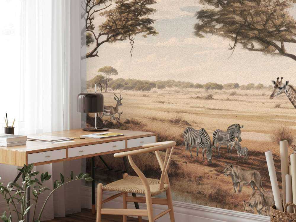 Paysage de safari