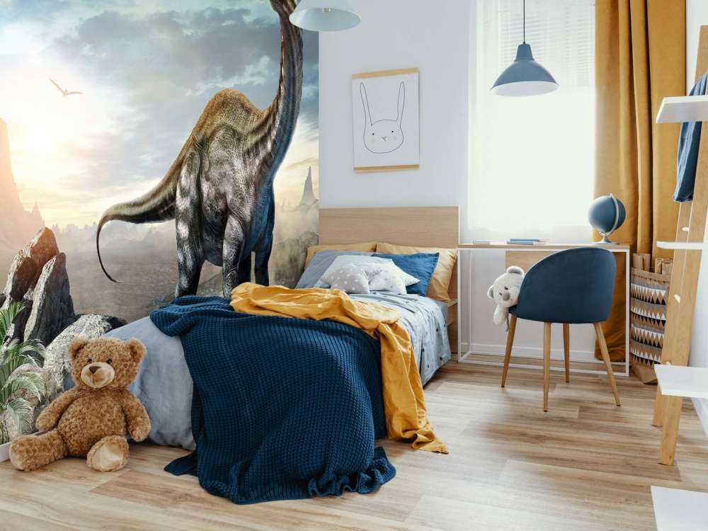 Apatosaurus dans les montagnes