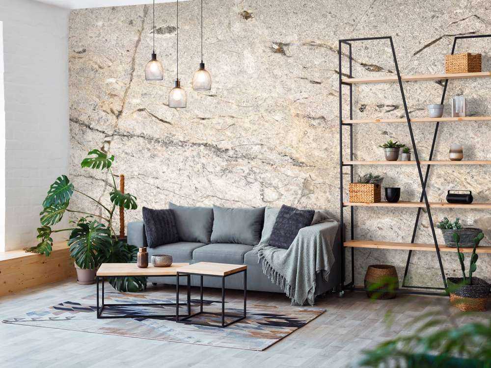 Teinte beige marbré