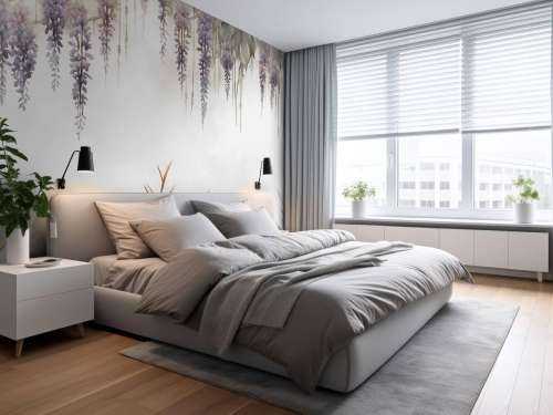Glycine et Graminées Beige