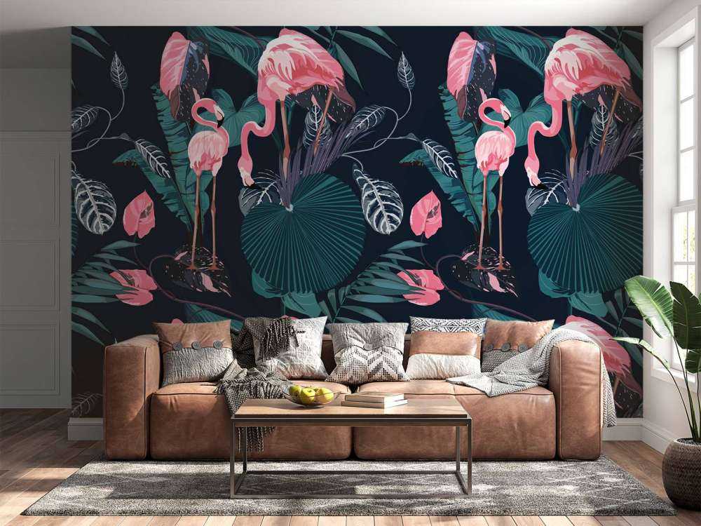 Flamants roses sauvages