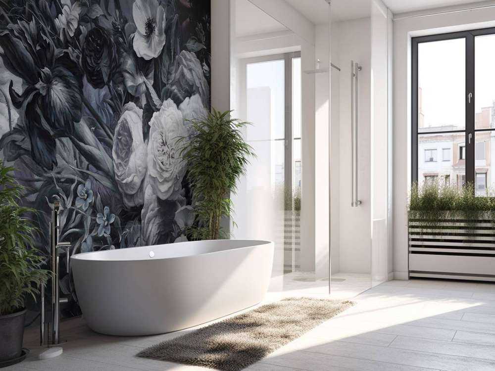 Grand bouquet gris