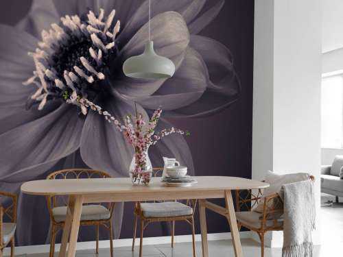 Fleur de dahlia foncé