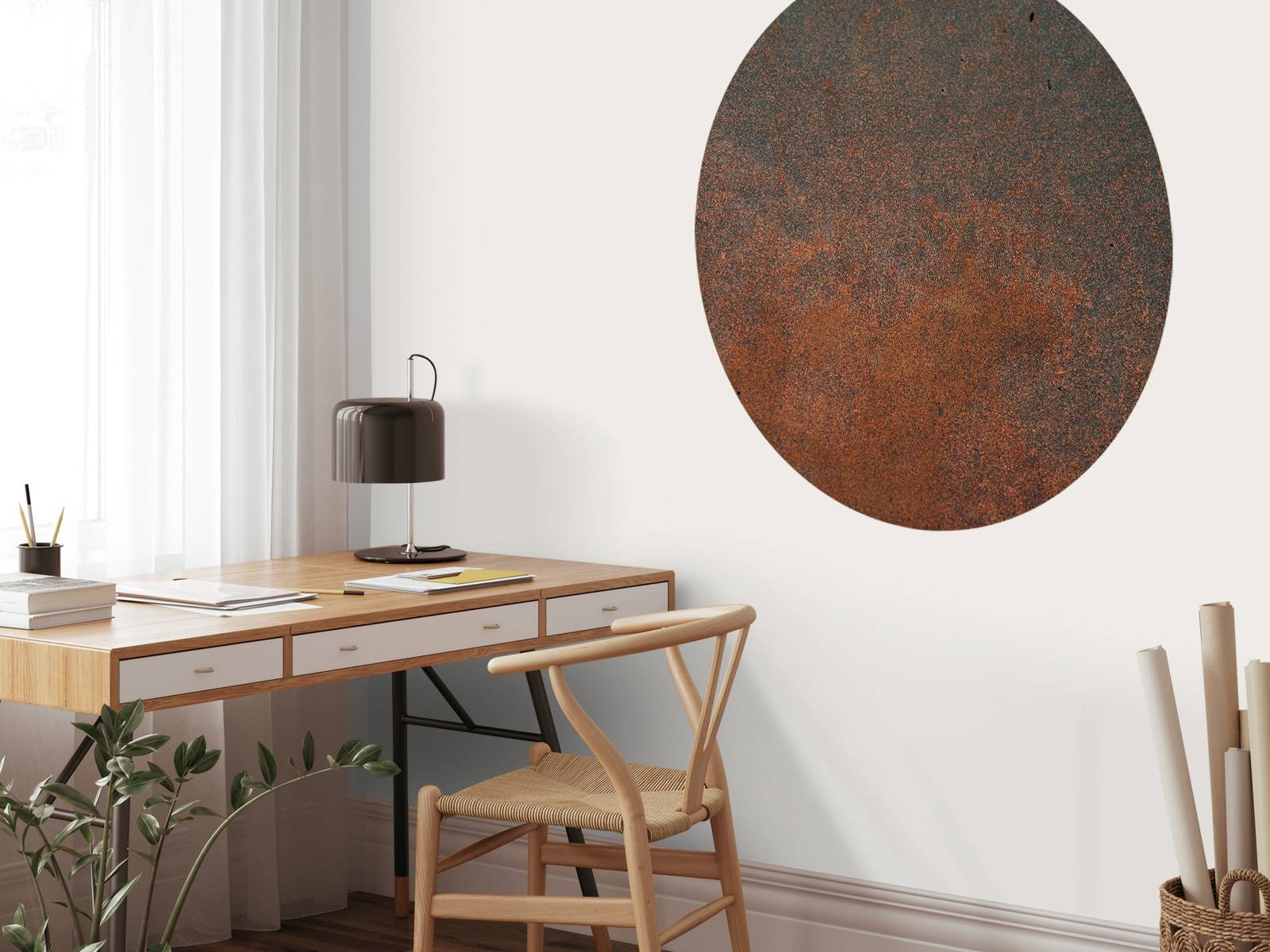 Gros plan d'une vieille plaque de métal