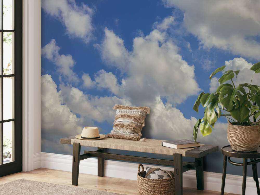 Nuages sur ciel bleu