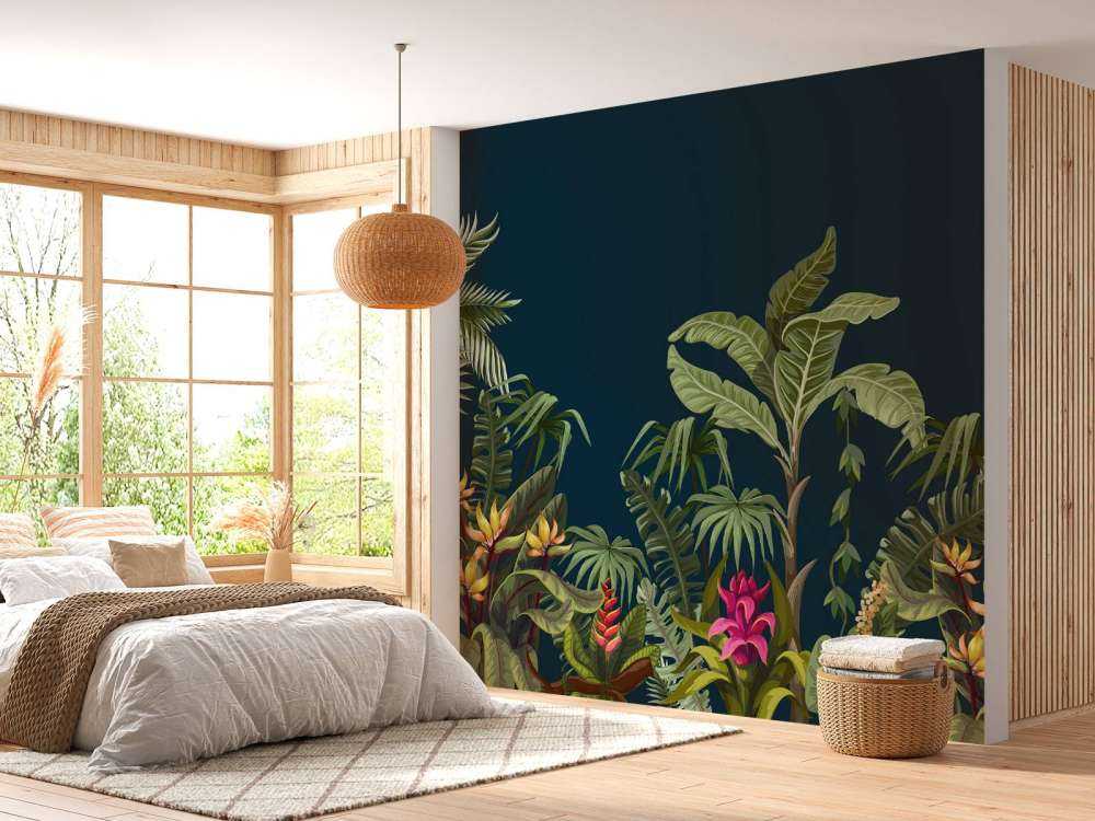 Fleurs et arbres de la jungle