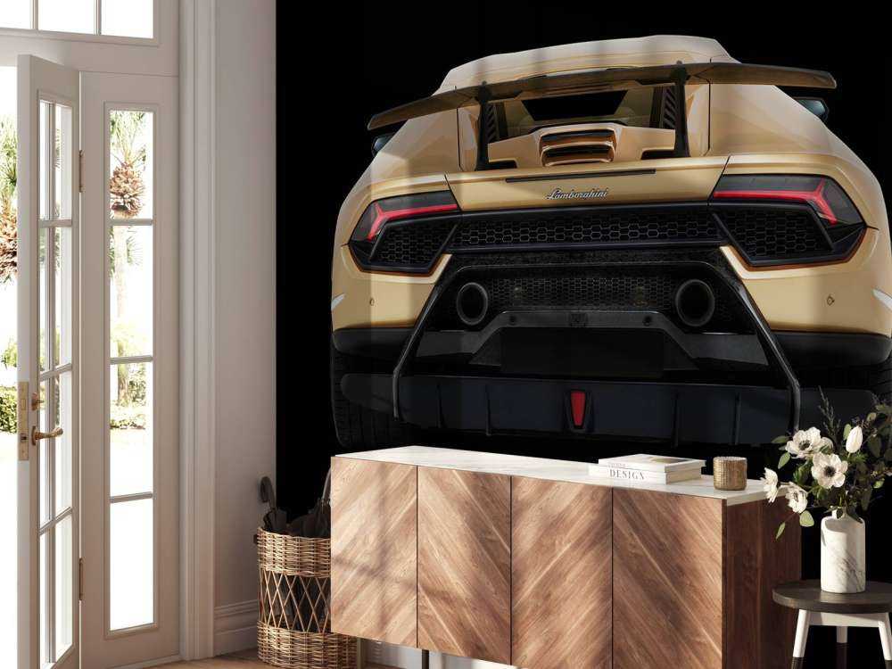 Lamborghini Huracán - Arrière, noir