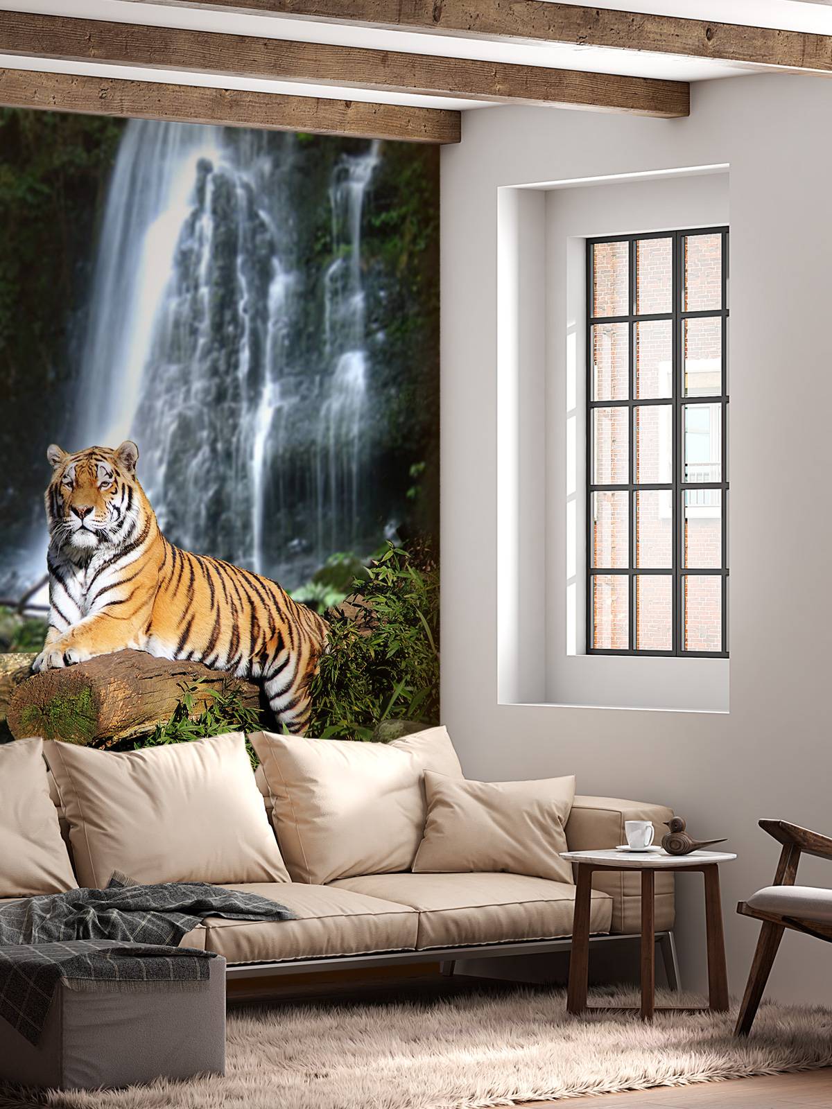 Tigre dans la jungle