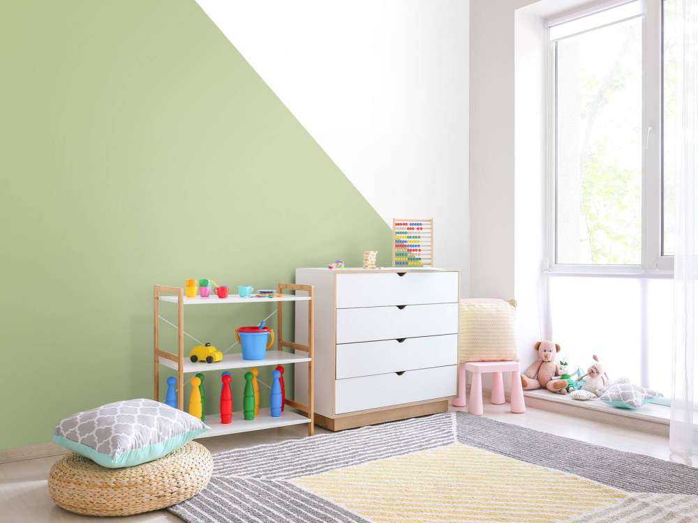 Triangle, vert clair