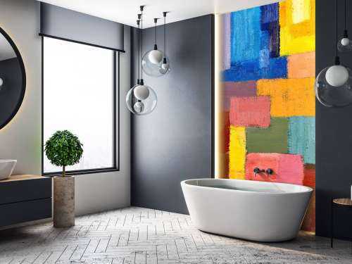 Répartition des surfaces colorées