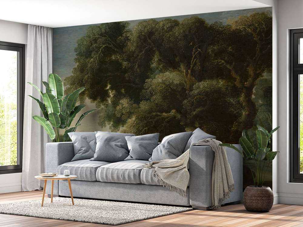 Paysage forestier imaginé