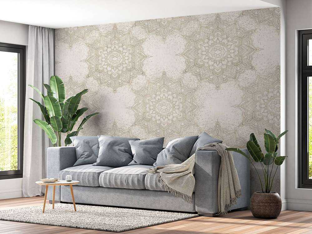 Mandala magique de Marrakech - beige