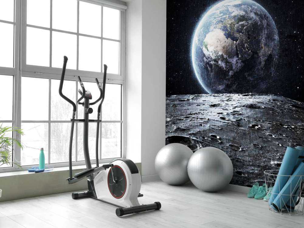 La lune et la terre