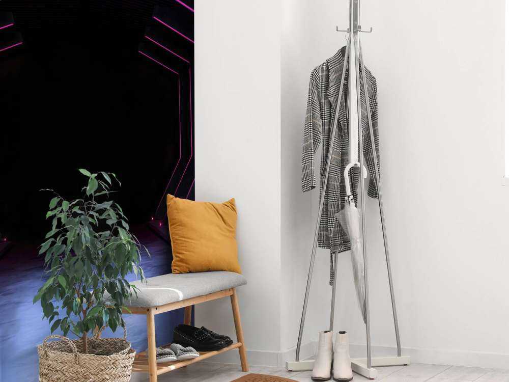 Couloir lumineux en 3D