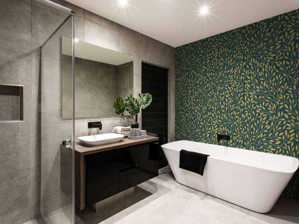 Motif floral de luxe or jaune