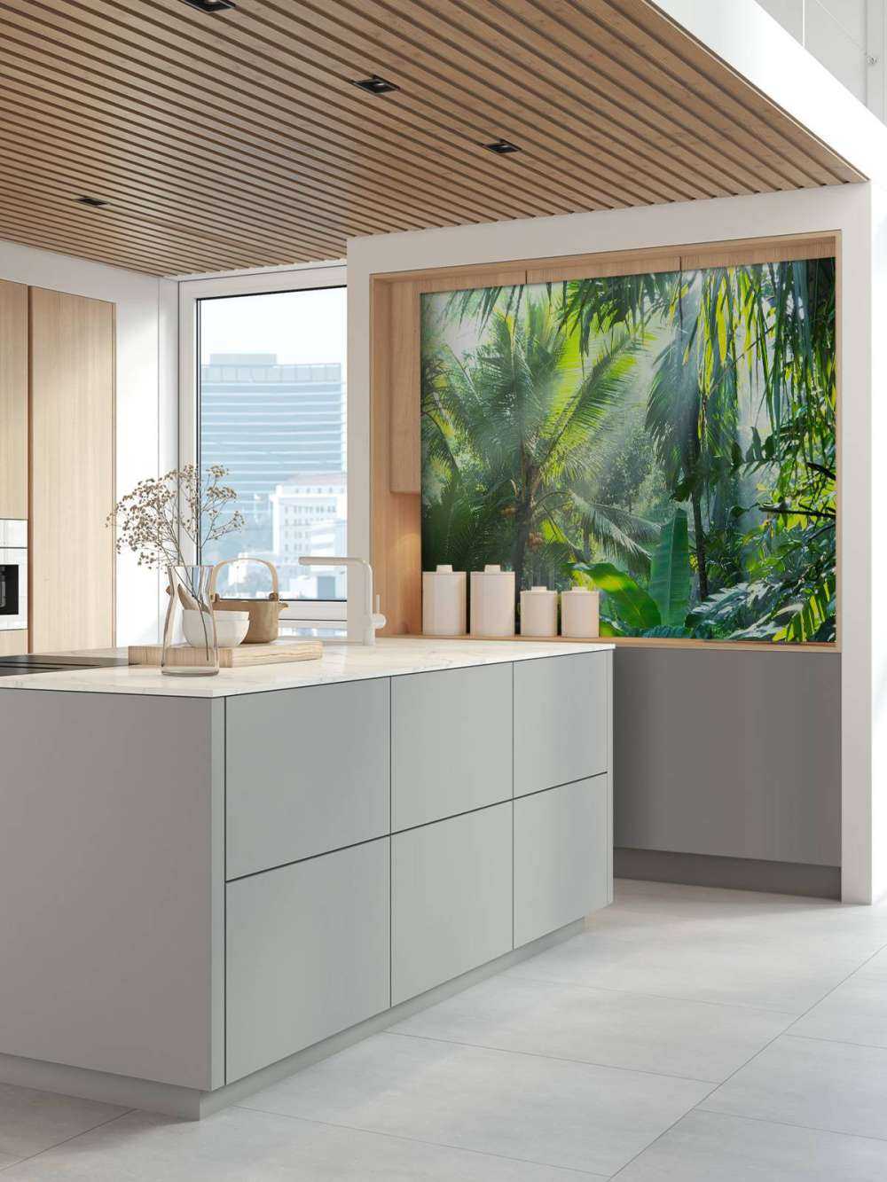 Dans la forêt tropicale