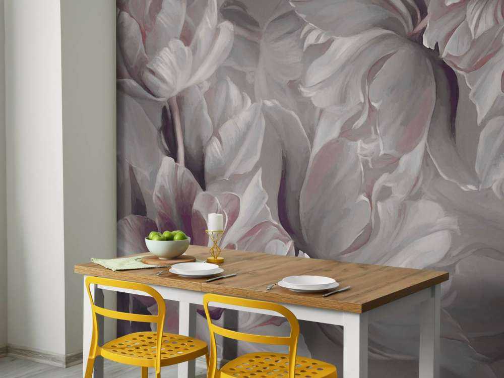 Grandes tulipes grises