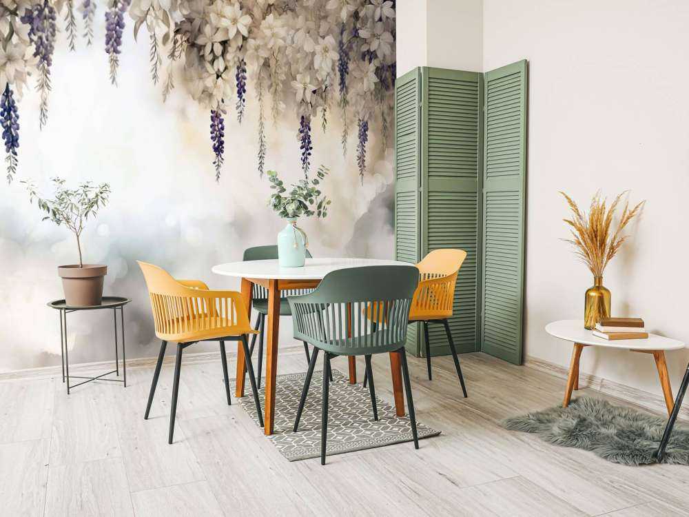 Jardin de Glycine Douce Jaune