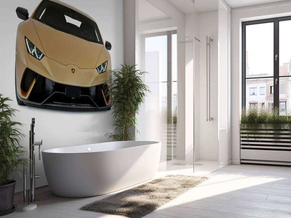 Lamborghini Huracán - Avant, blanc