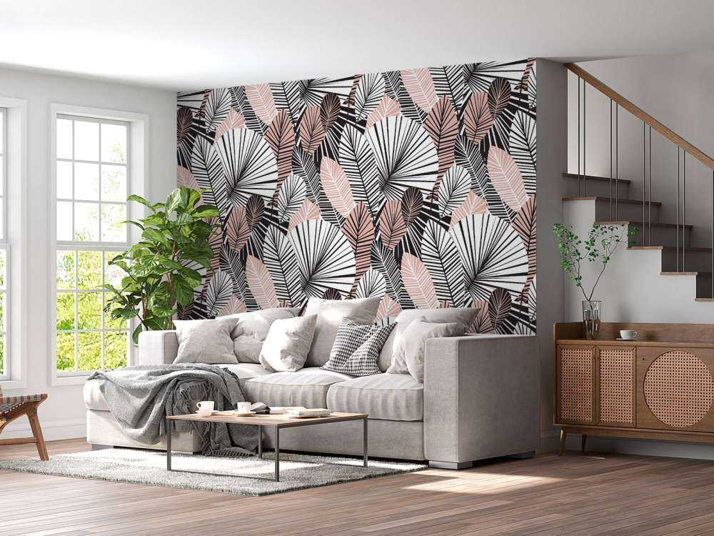Élégant motif floral