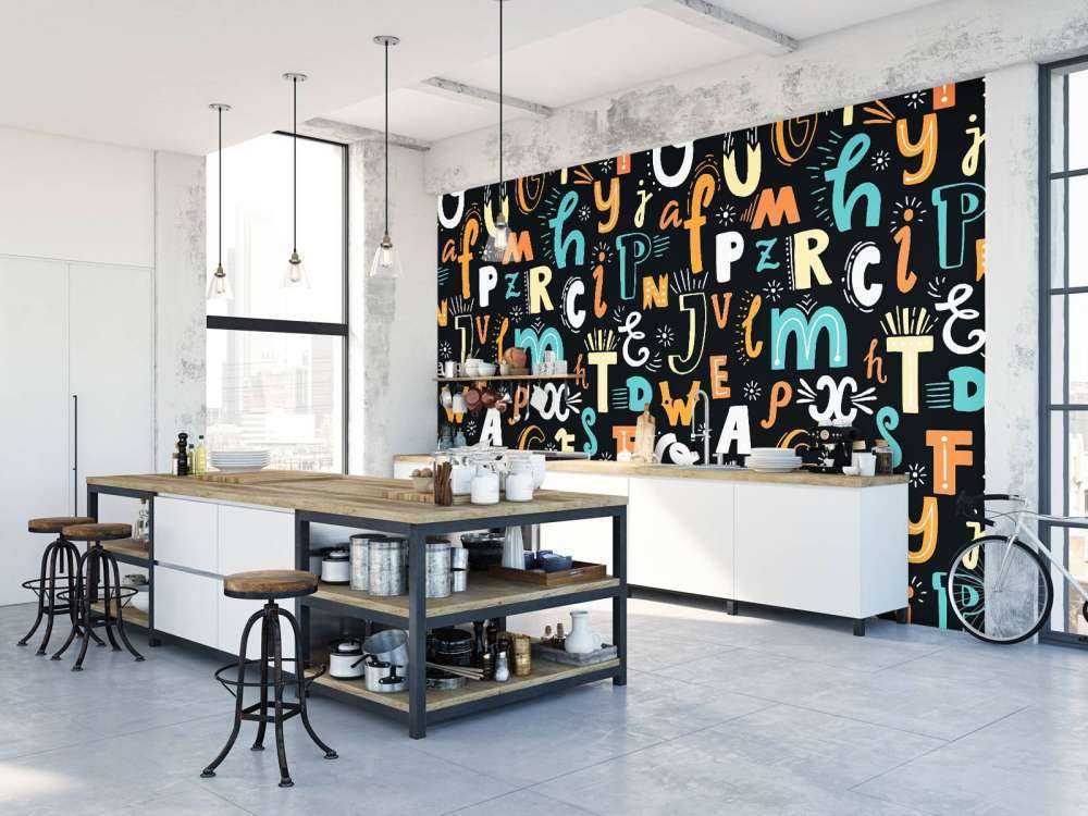Lettres de couleur