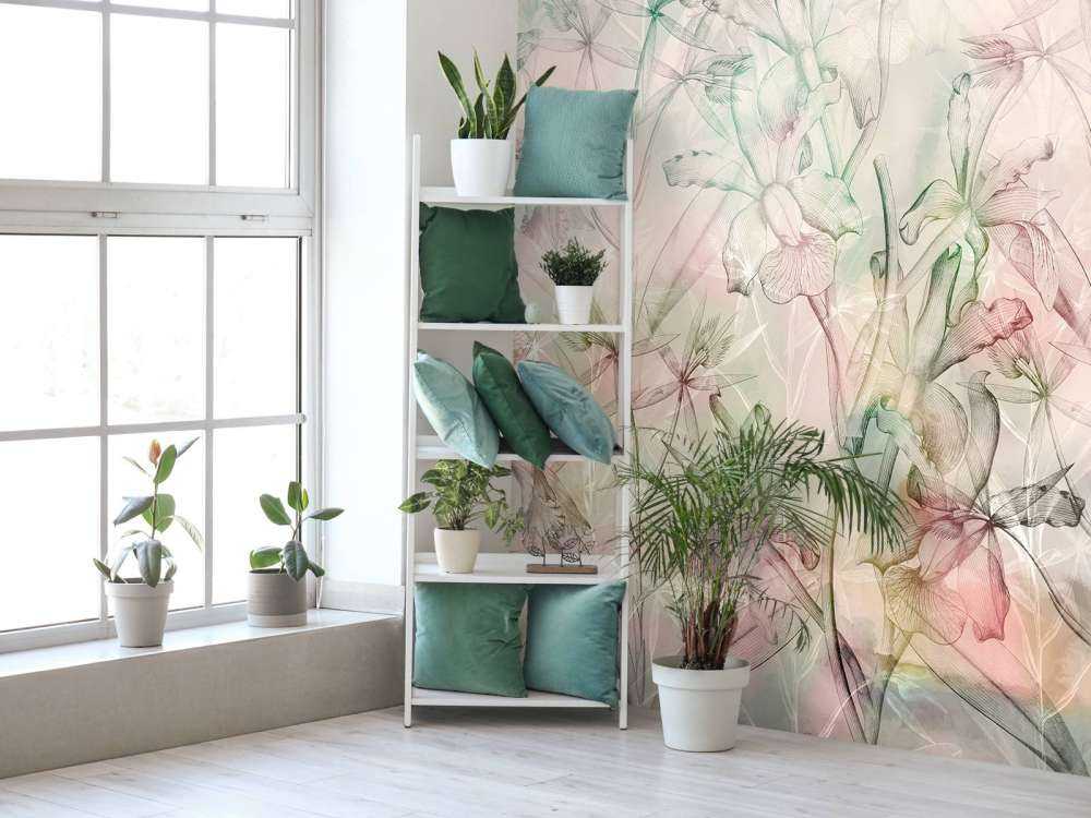 Mirage d'orchidées en pastels doux