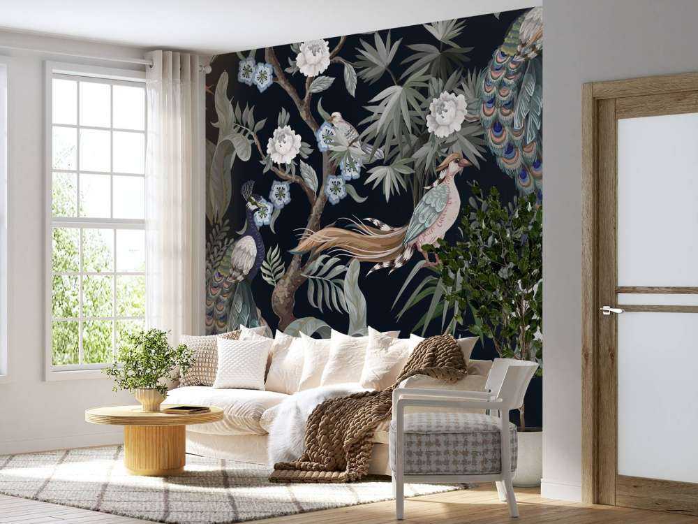 Paon en floraison nocturne