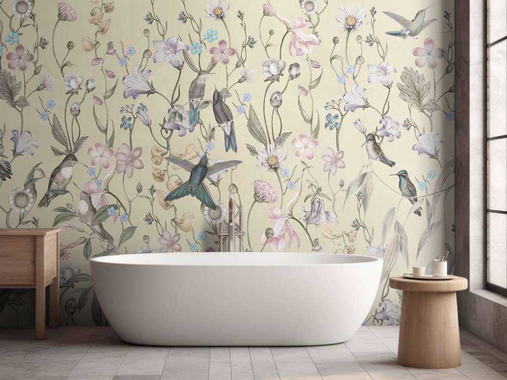 Printemps Éthéré - Crème Fleur Pastel