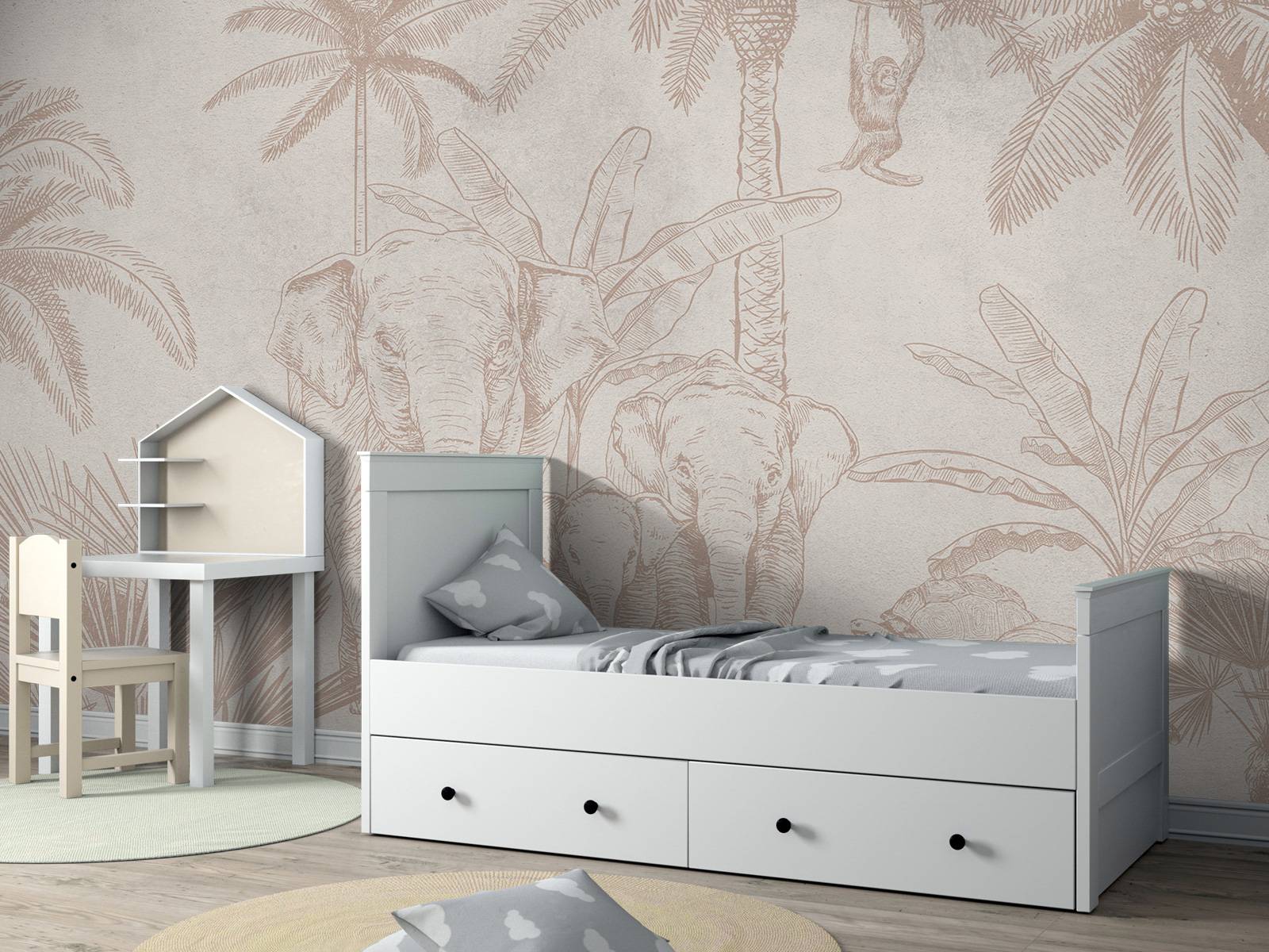 Elephants taupe