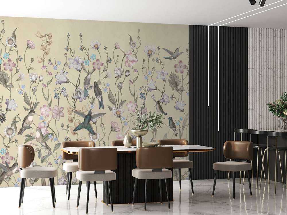 Printemps Éthéré - Crème Fleur Pastel