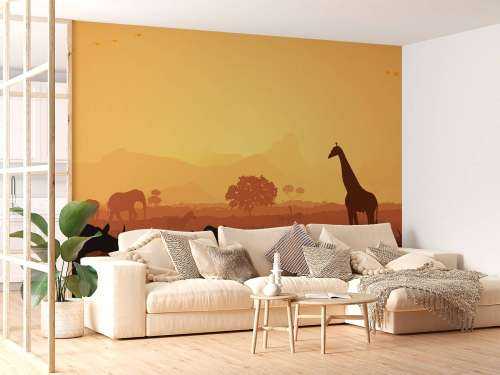 Les animaux sauvages dans la savane