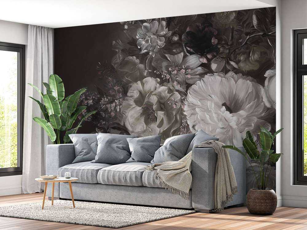 Bouquet avec lilas vert