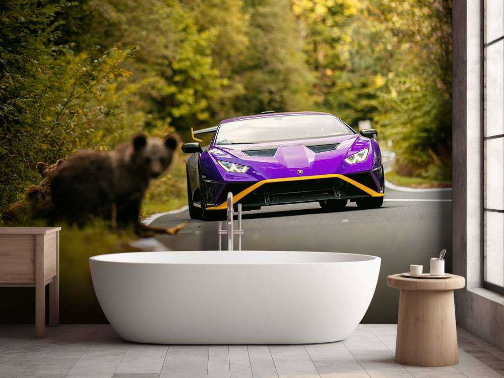 Lamborghini contre la nature