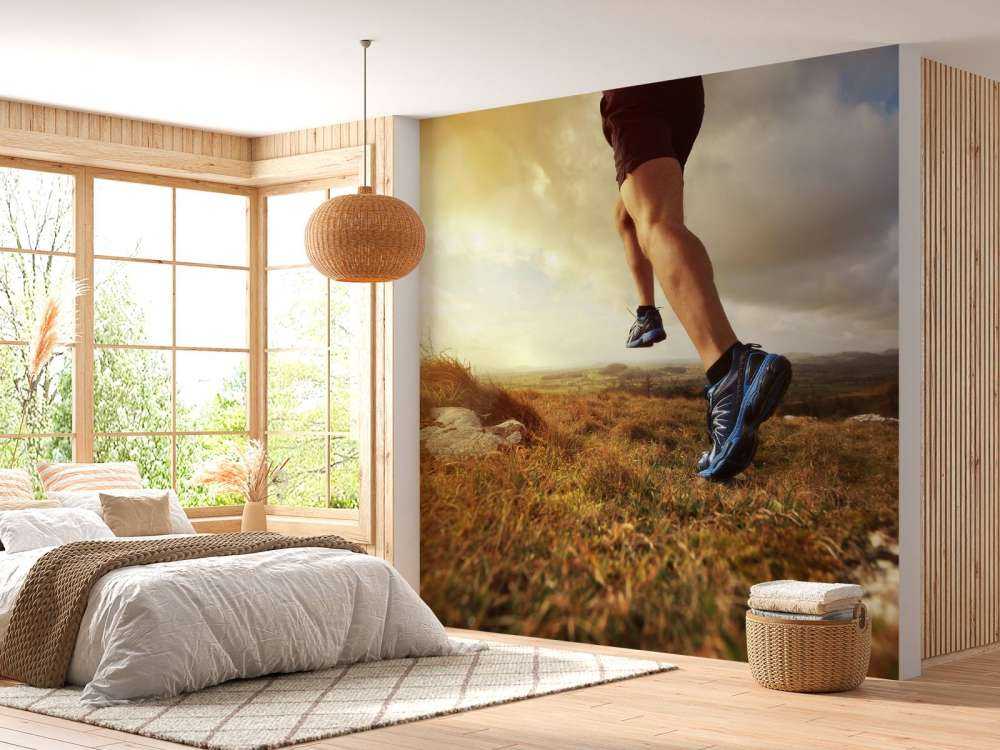 Joggeur en action