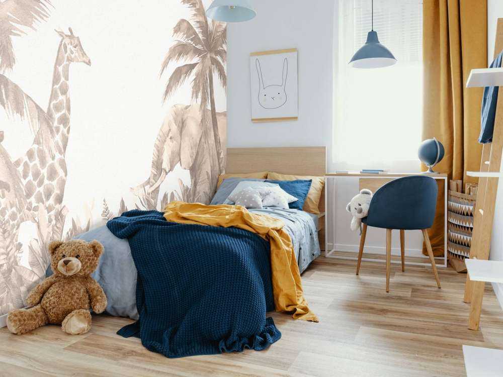 Divers animaux de la jungle en taupe