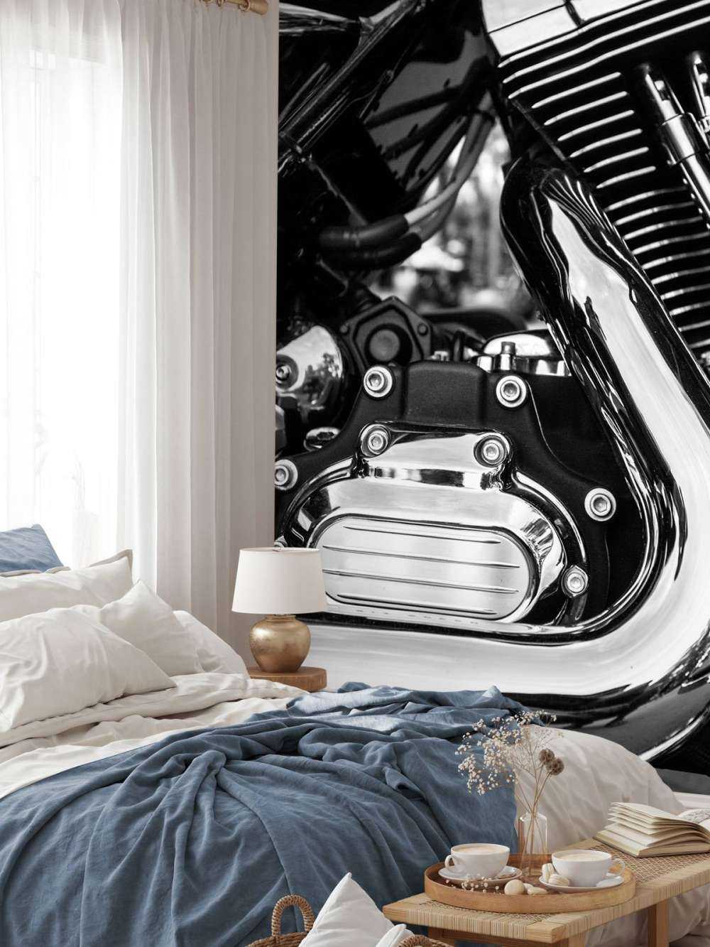 Bloc moteur brillant