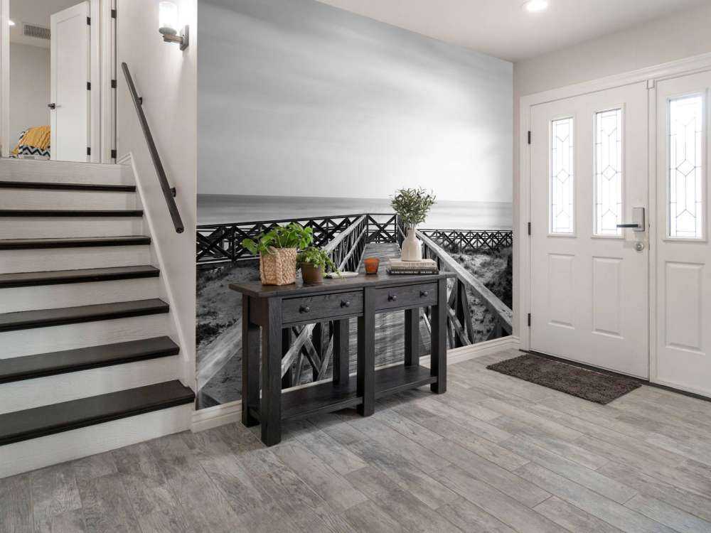 Passerelle vers la plage