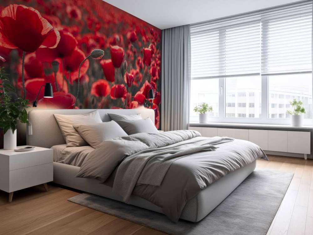 Des coquelicots dans un style sombre