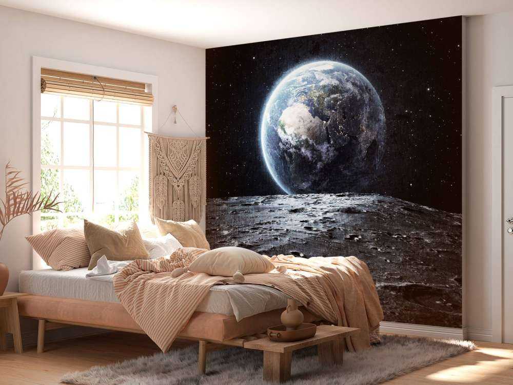 La lune et la terre