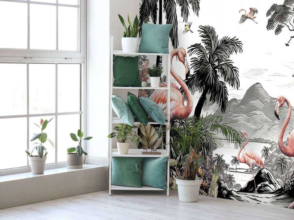 Splendeur d'Oiseaux Exotiques Jungle